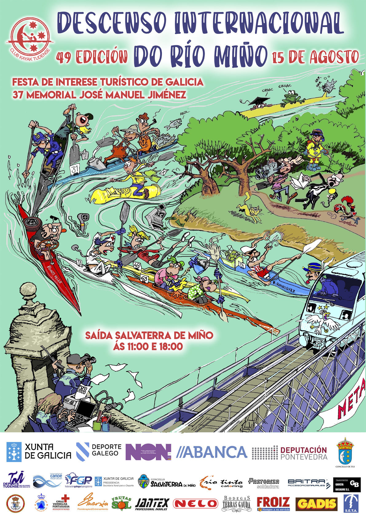 Organizamos el Descenso Internacional y Popular del Río Miño